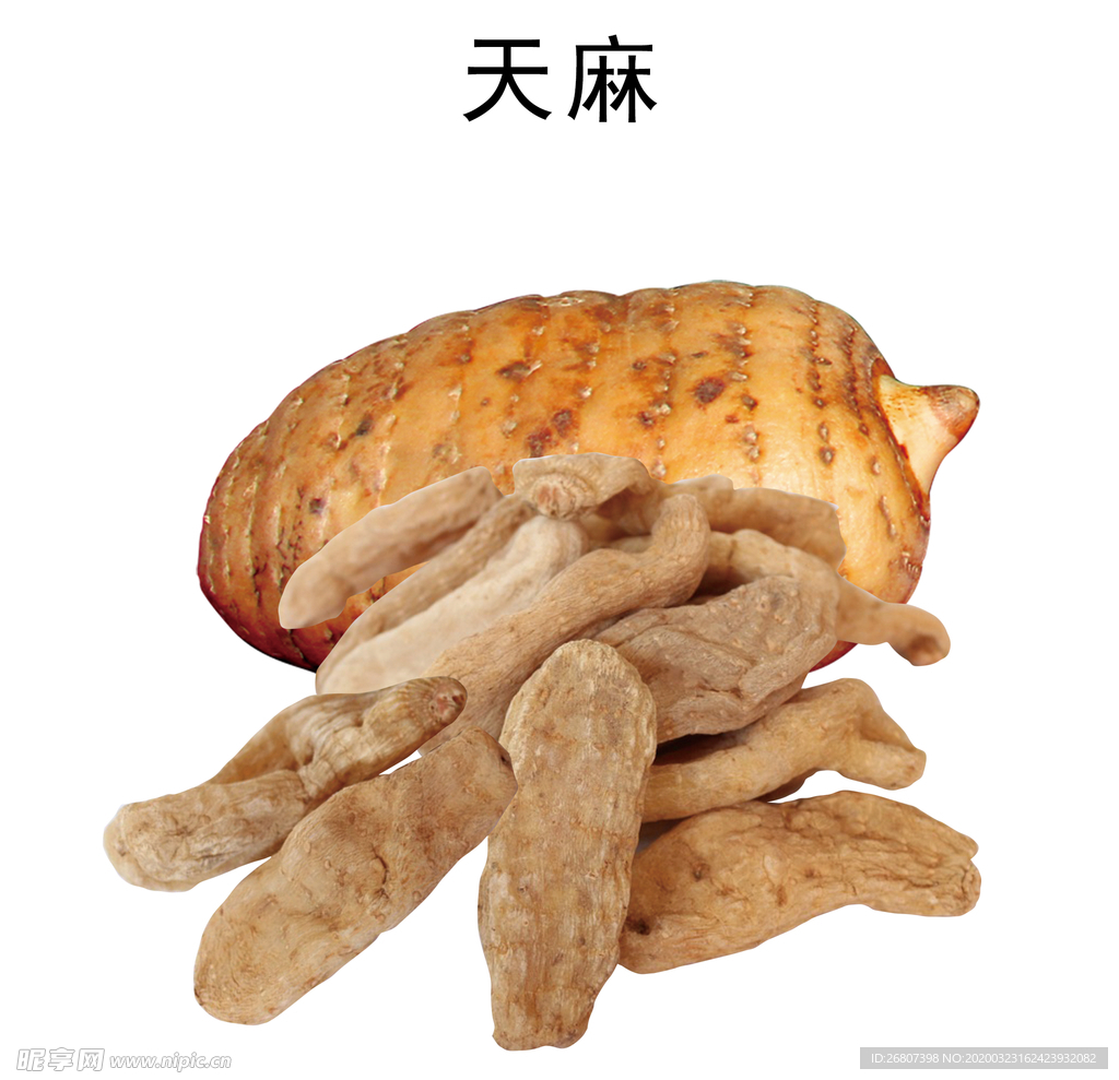 天麻免扣素材