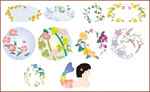鲜花 花纹 植物花纹