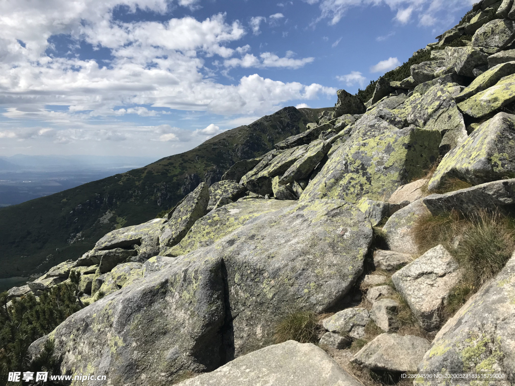 山 岩 云 景观 旅行 自然