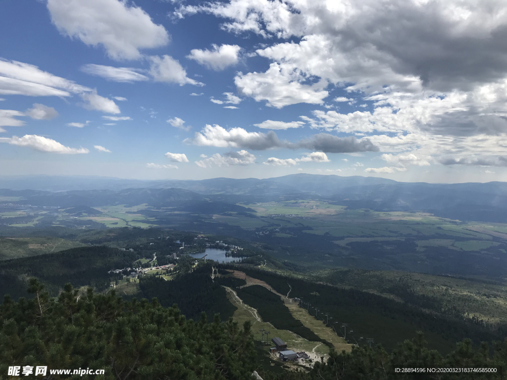 云 山 高 天空 自然 旅行