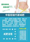 美容海报  中医经络代谢减肥