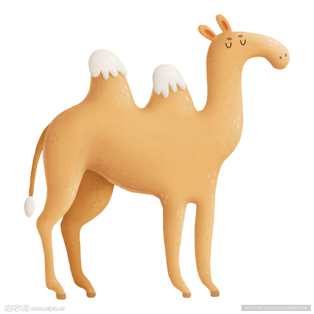 沙漠骆驼儿童绘本13插画图片-千库网