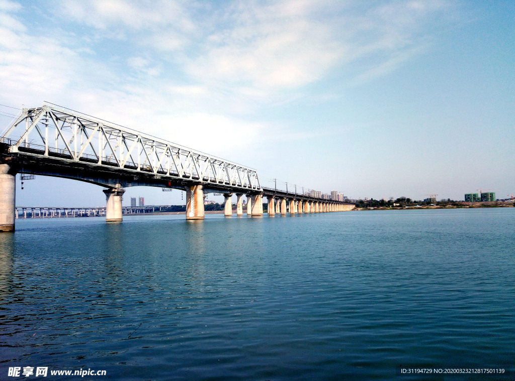 江上建筑 桥