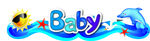 卡通海豚baby