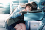 彩色卡通动漫人物插画