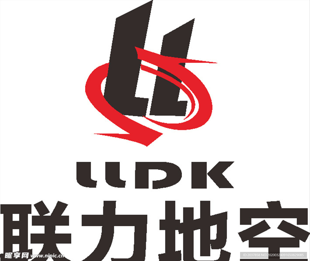 联力地空 建筑 LOGO 标志