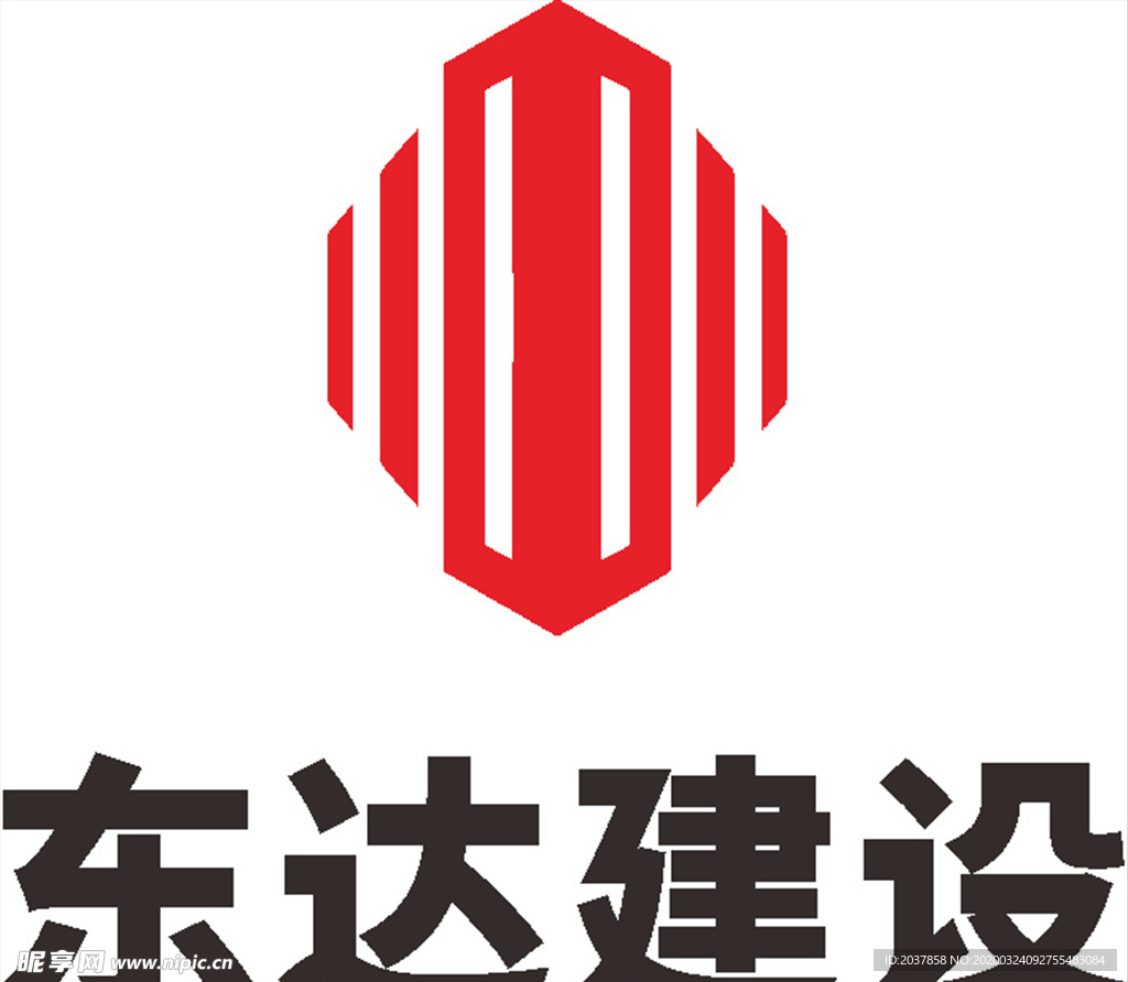东达建设  建筑 LOGO 标