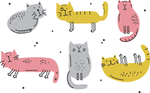 手绘猫