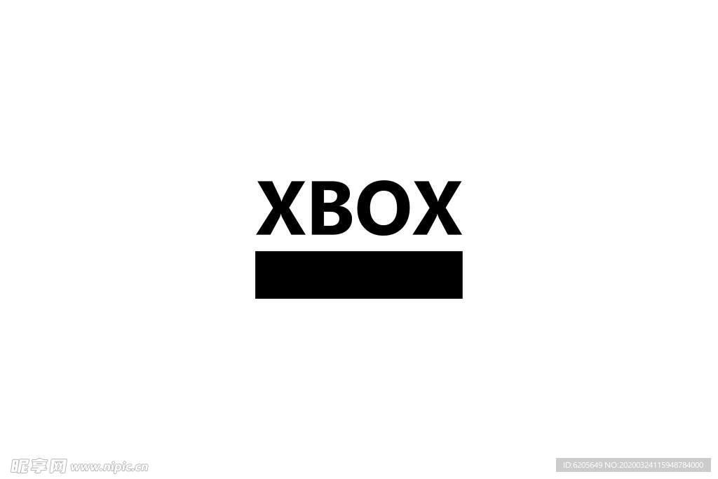 Xbox 黑字白底壁纸