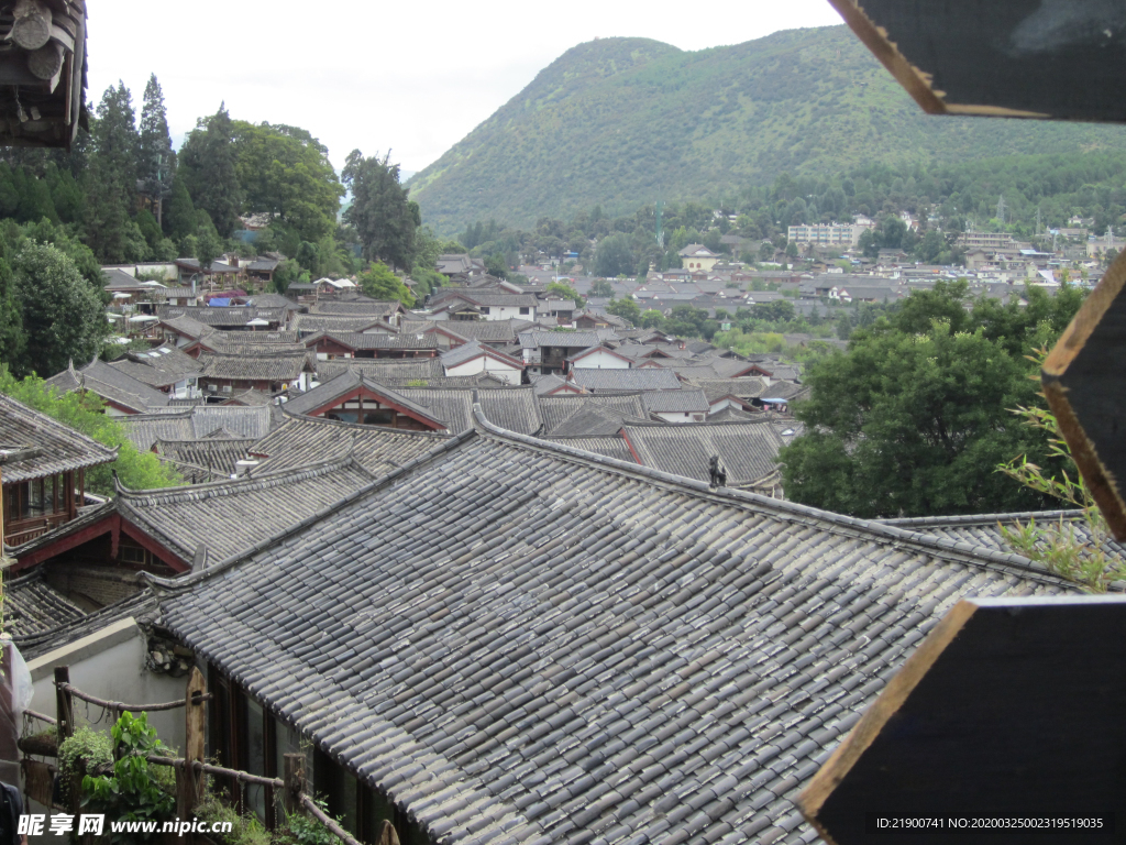 丽江古城远景