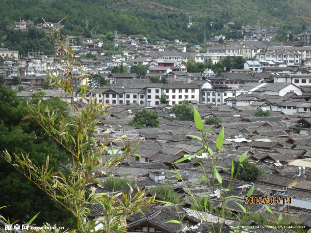 丽江古城全景