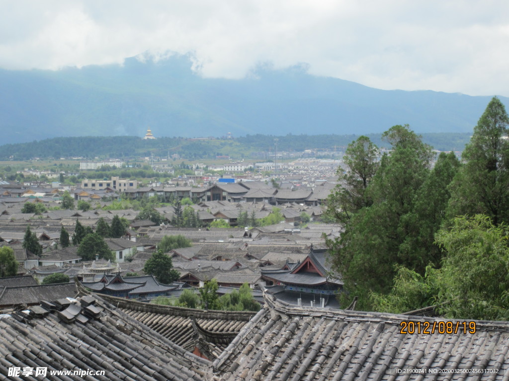 丽江古城全景