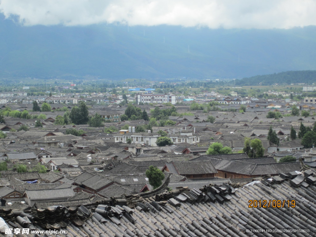 丽江古城全景