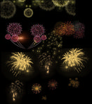 烟花免扣素材