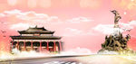 广州建筑背景图