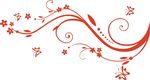 硅藻泥刻花 花纹 线条 矢量
