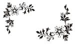硅藻泥刻花 花纹 线条 矢量