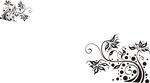 硅藻泥刻花 花纹 线条 矢量