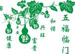 硅藻泥刻花 花纹 线条 矢量