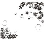 硅藻泥刻花 花纹 线条 矢量