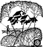 硅藻泥刻花  线条 花纹