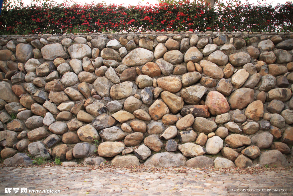 鹅软石背景墙