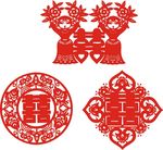 喜字剪纸