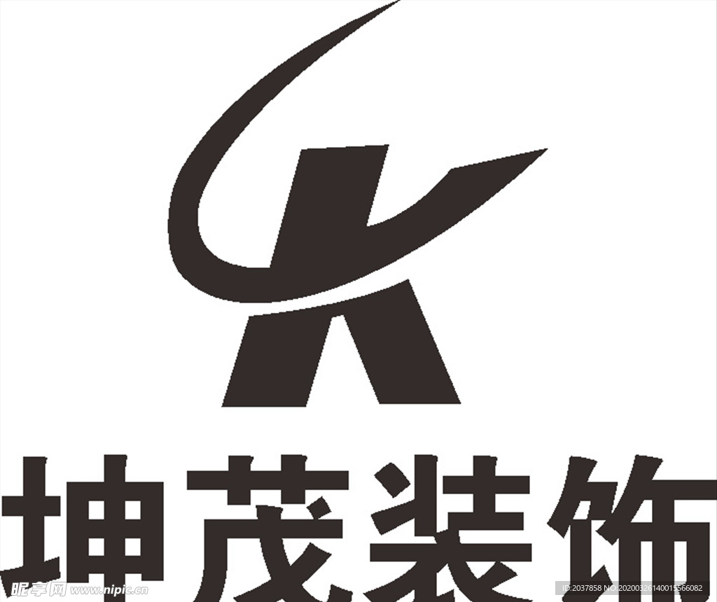 坤茂装饰 LOGO 工程 高标