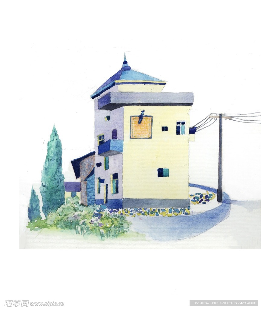 水彩画