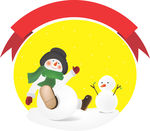 冬季雪人