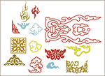 传统图案 古典花纹 中国风图案