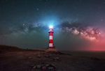 灯塔星空