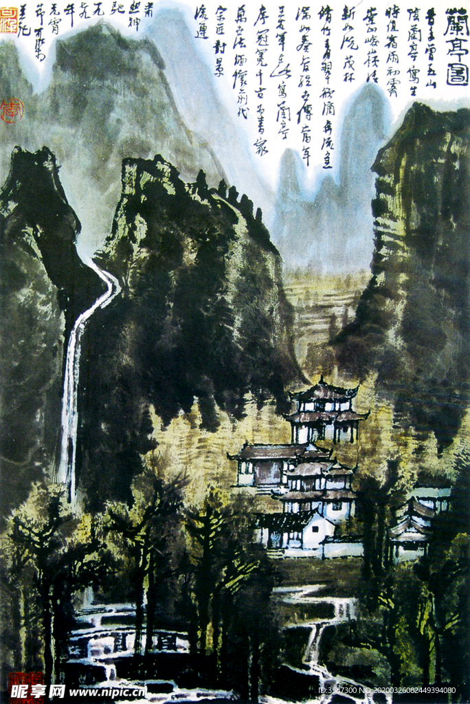 李可染国画