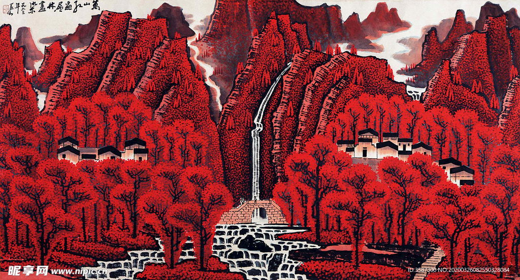 李可染国画作品