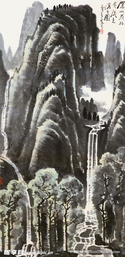 李可染国画山水