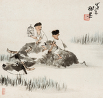 李可染牧牛图