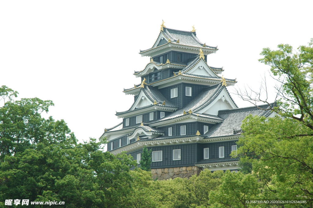 日本古城建筑