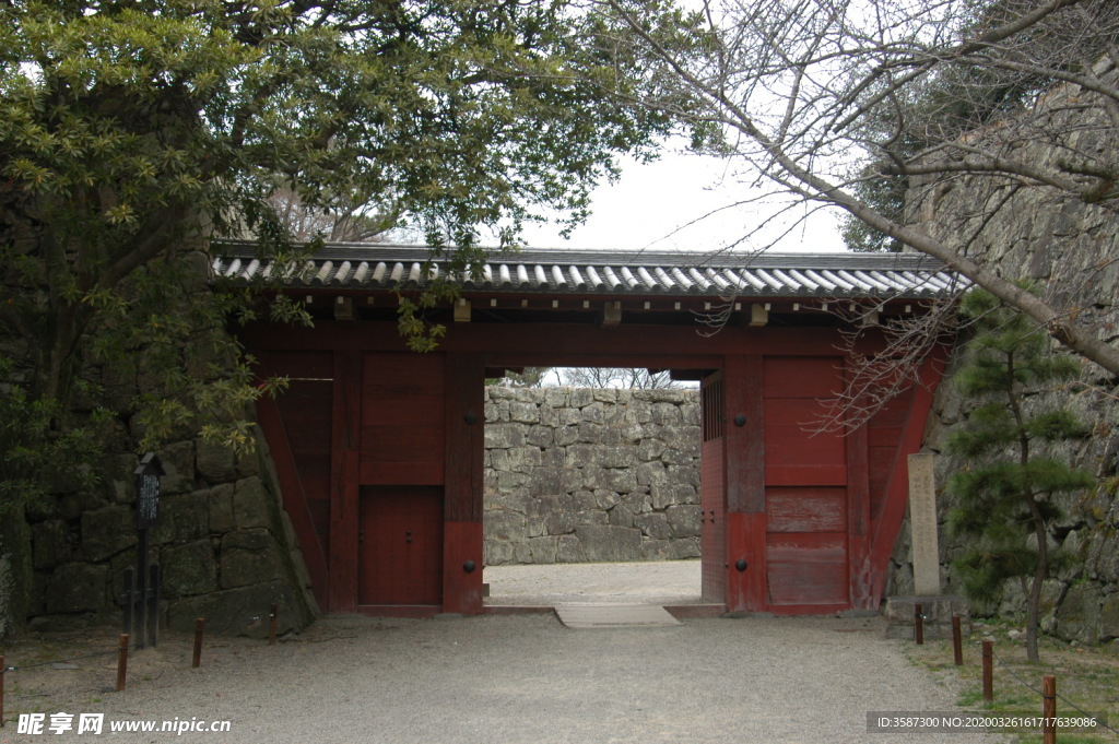 仿古大门