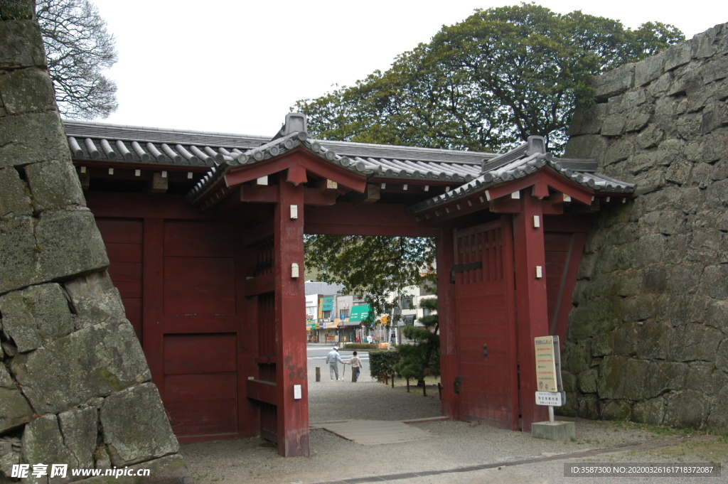 仿古大门