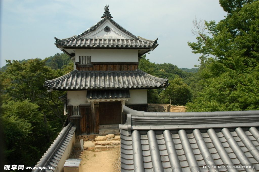 日本古城阁楼