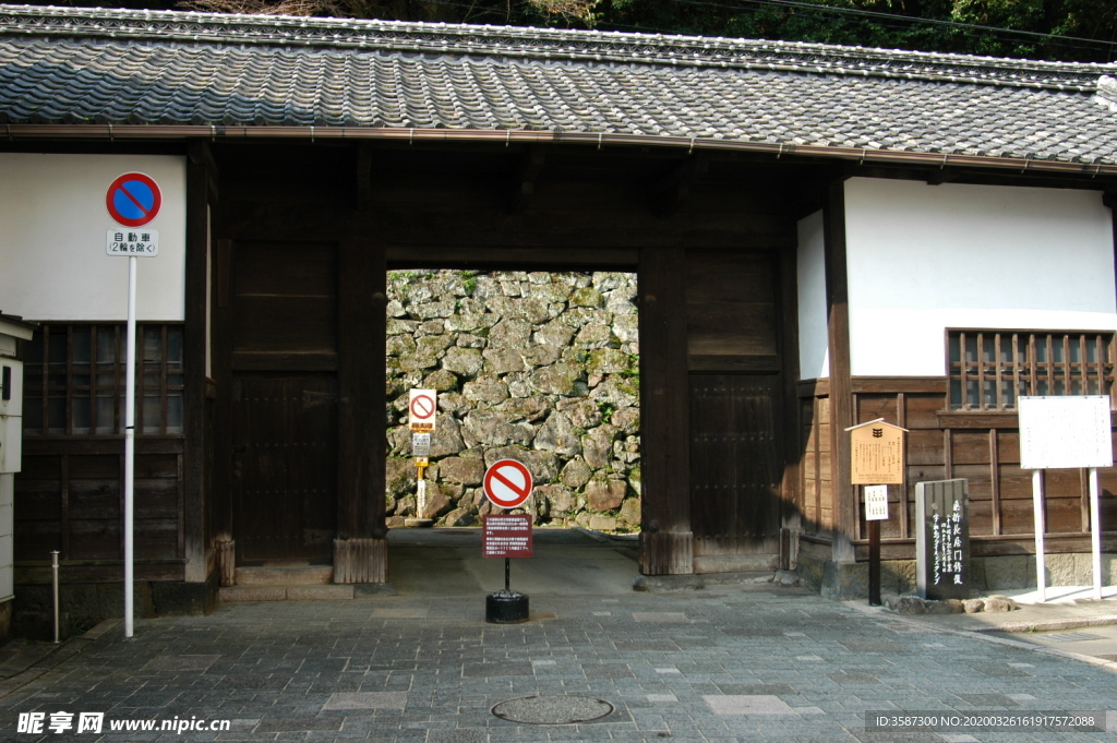 日本仿古大门