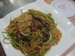 黑椒牛柳炒意面