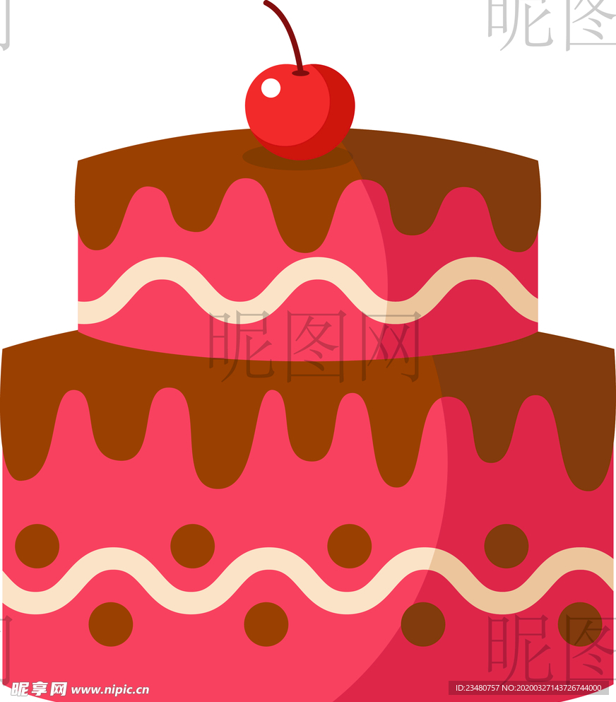 生日蛋糕UI标识标志LOGO
