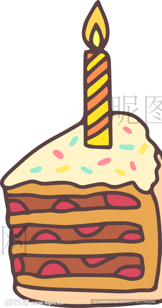 生日蛋糕UI标识标志LOGO