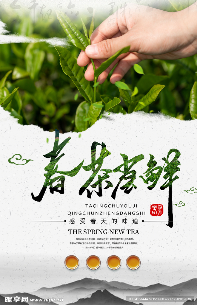 春茶尝鲜海报