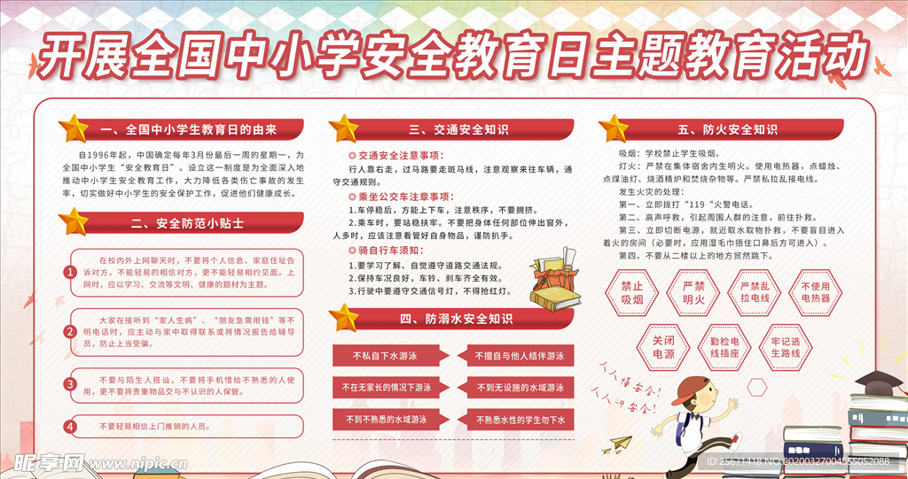 安全教育宣传栏