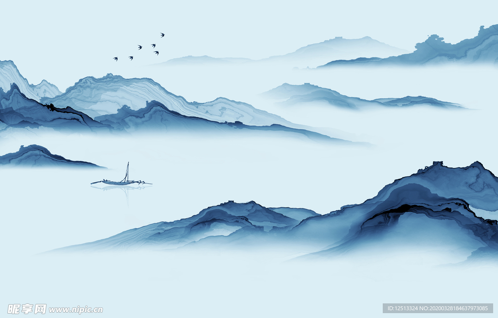 水墨山水