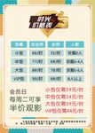 影院价目表