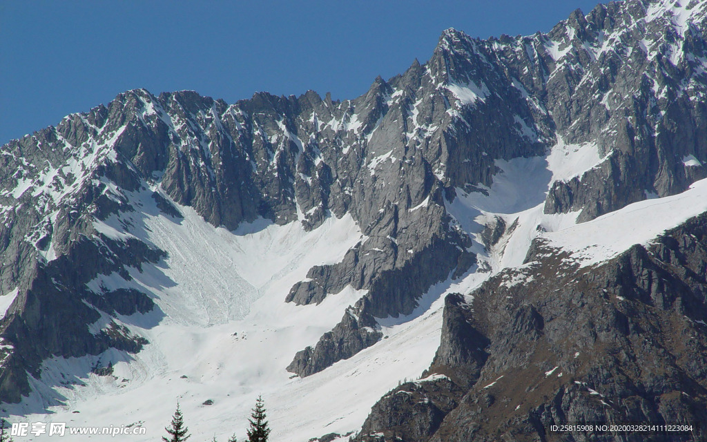 雪山冰川图片