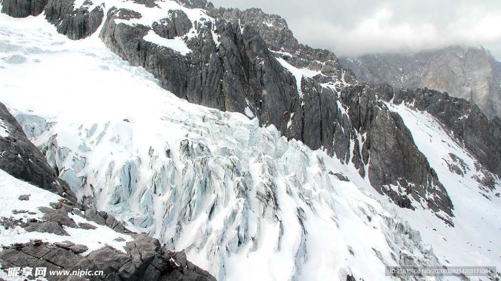 雪山冰川图片